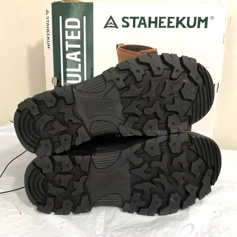 Staheekum Men's Memory Foam 3M Thinsulate Snow Boot